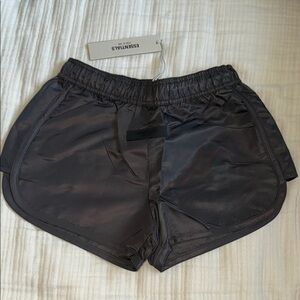 Essentials Black Athletic Shorts